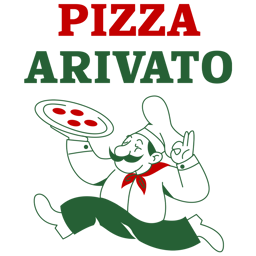 Pizza Arivato logo.